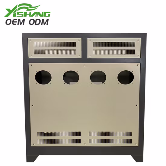 Sheet Metal Box 43u 27u Select Server Cabinet Mesh Front Door Enclosure Fabrication