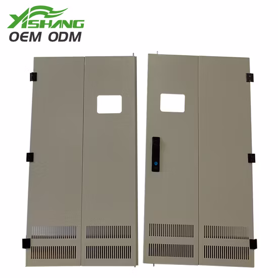 Sheet Metal Box 43u 27u Select Server Cabinet Mesh Front Door Enclosure Fabrication