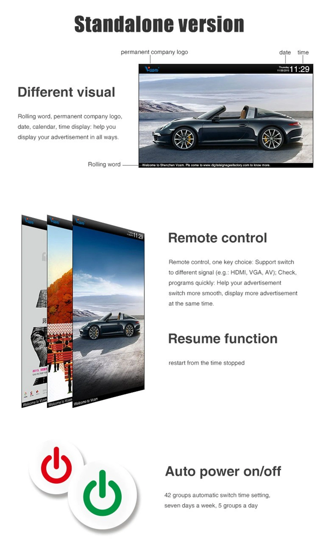 Floor Standing LCD 55 Inch Digital Frame Ultra Thin Vertical Advertising Machine Touch Screen Display China TV Price